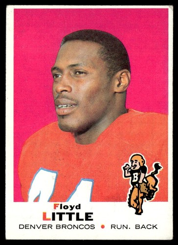1969 topps card football - card,