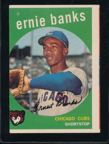 1959 topps ernie banks 350 - ernie,